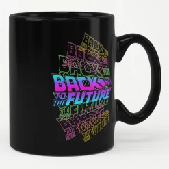 Back To The Future Neon Logos Mug