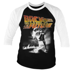Back To The Future Poster Baseball 3/4 Sleeve Tee