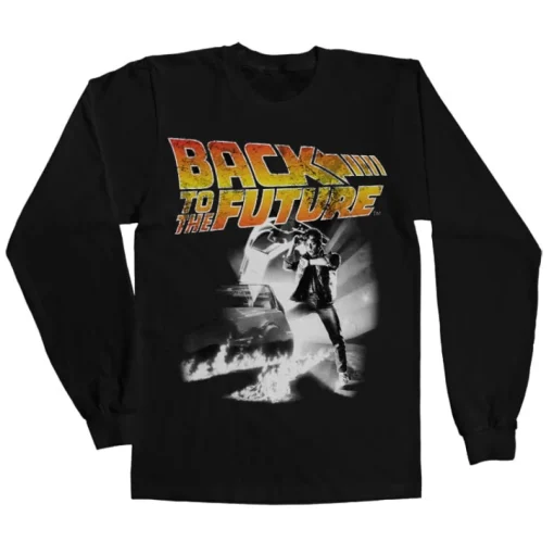 Back To The Future Poster Long Sleeve Tee