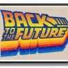 Back To The Future Retro Logo Poster