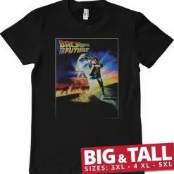 Back To The Future Vintage Poster Big & Tall T-Shirt