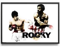 Balboa vs Creed Fight Poster