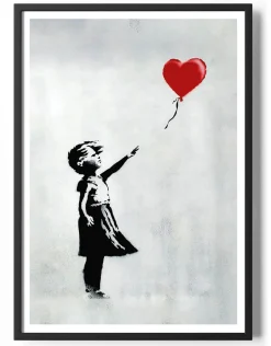 Banksy - Love Balloon Girl Poster