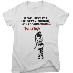 Banksy - Politics Girly Tee