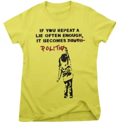 Banksy - Politics Girly Tee