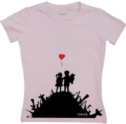Banksy Finally Girly T-shirt