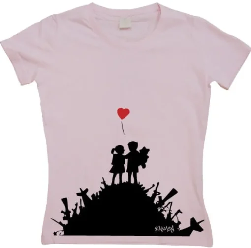 Banksy Finally Girly T-shirt