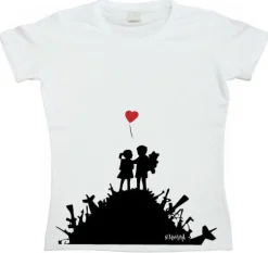 Banksy Finally Girly T-shirt