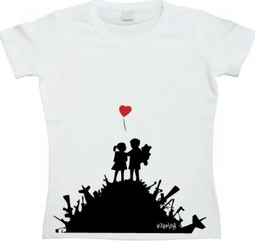 Banksy Finally Girly T-shirt
