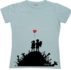 Banksy Finally Girly T-shirt