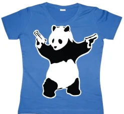 Banksy Panda Girly T-shirt