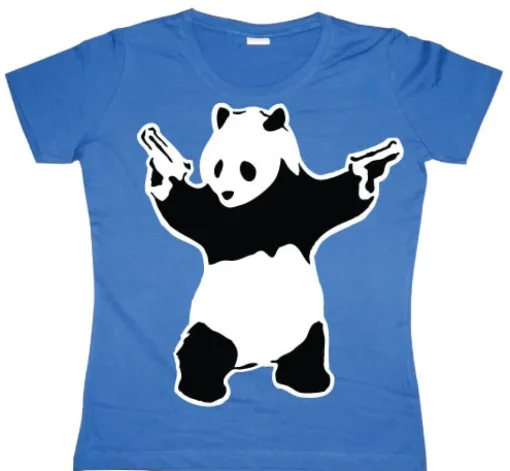 Banksy Panda Girly T-shirt