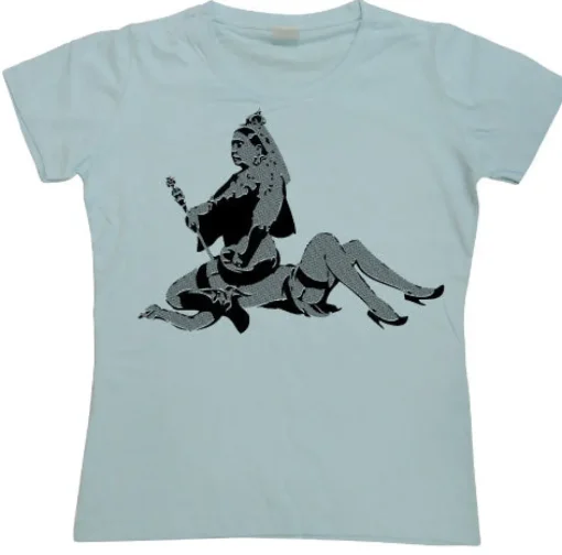 Bansky Queen Vic Girly T-shirt
