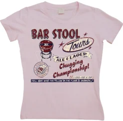Bar Stool Tours Girly T-shirt