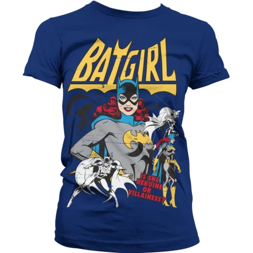 Batgirl - Hero Or Villain Girly Tee