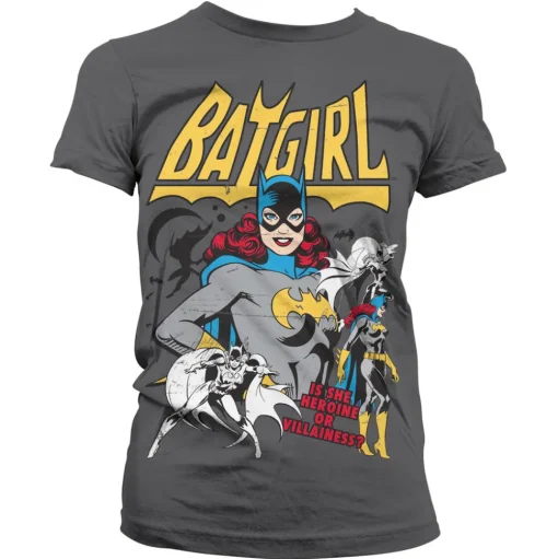 Batgirl - Hero Or Villain Girly Tee