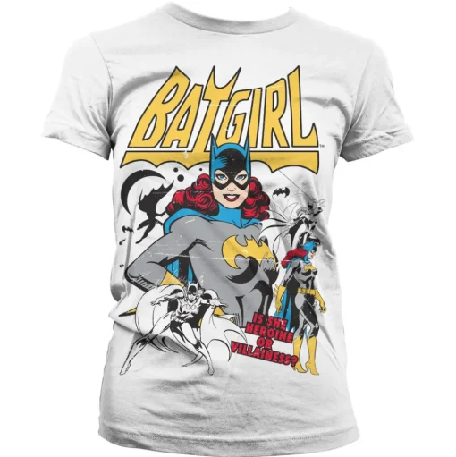 Batgirl - Hero Or Villain Girly Tee