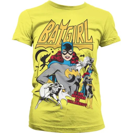Batgirl - Hero Or Villain Girly Tee