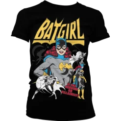 Batgirl - Hero Or Villain Girly Tee