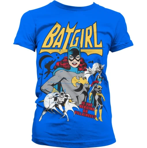 Batgirl - Hero Or Villain Girly Tee