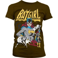 Batgirl - Hero Or Villain Girly Tee