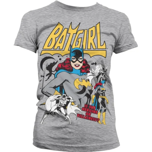 Batgirl - Hero Or Villain Girly Tee
