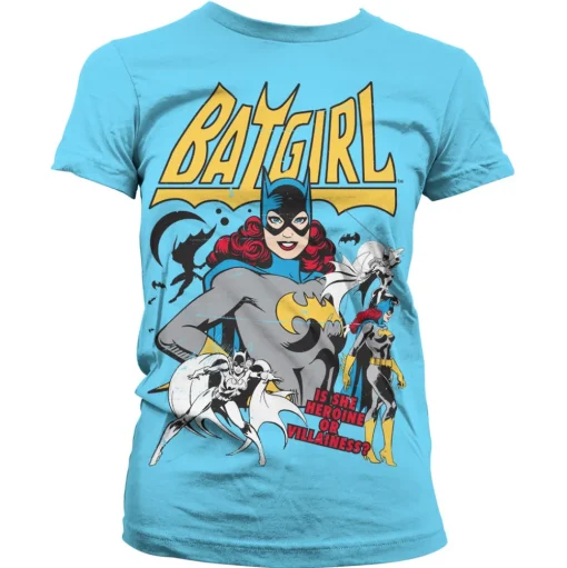 Batgirl - Hero Or Villain Girly Tee