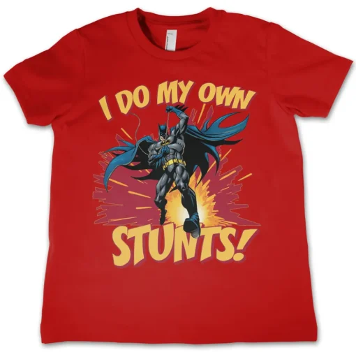 Batman - I Do My Own Stunts Kids T-Shirt