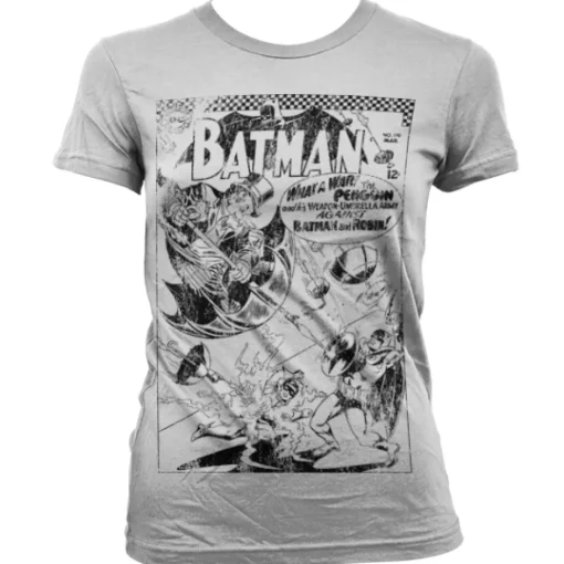 Batman - Umbrella Army Distressed Girly T-Shirt