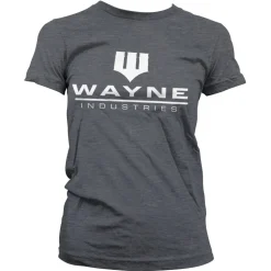 Batman - Wayne Industries Logo Girly Tee