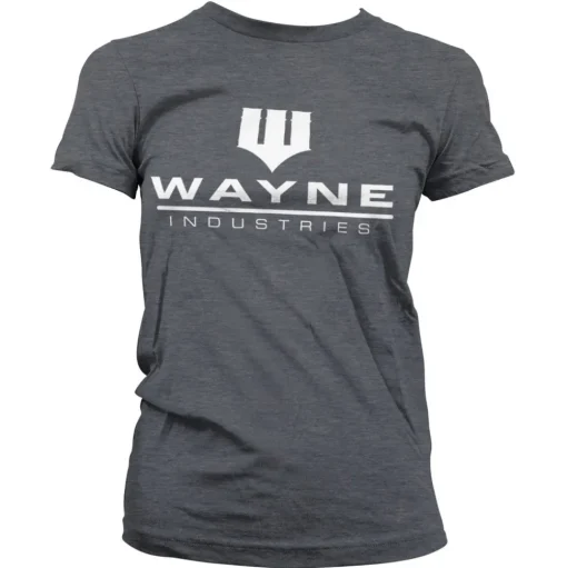 Batman - Wayne Industries Logo Girly Tee