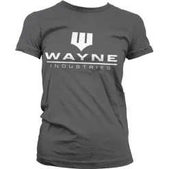 Batman - Wayne Industries Logo Girly Tee