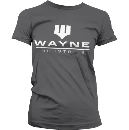 Batman - Wayne Industries Logo Girly Tee