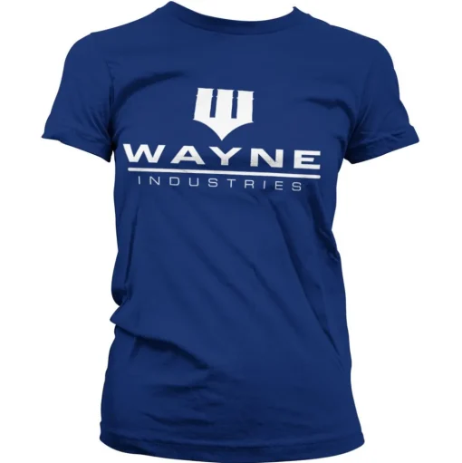 Batman - Wayne Industries Logo Girly Tee