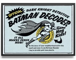 Batman Decoder Poster