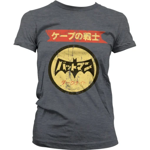 Batman Japanese Retro Logo Girly Tee