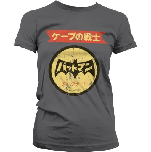 Batman Japanese Retro Logo Girly Tee