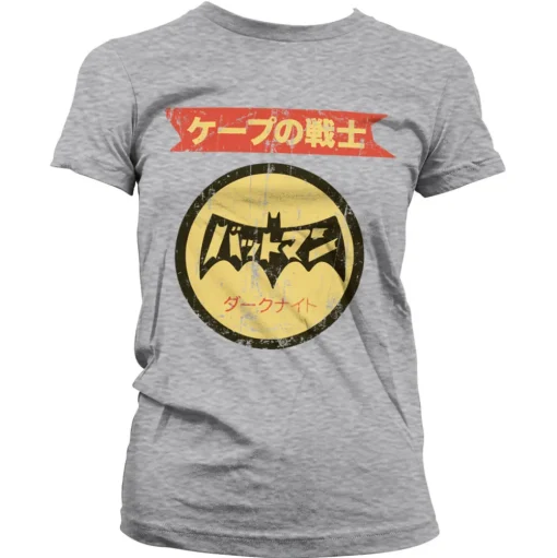 Batman Japanese Retro Logo Girly Tee