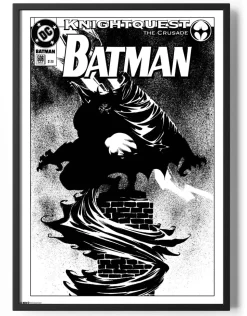 Batman Retro B/W Poster