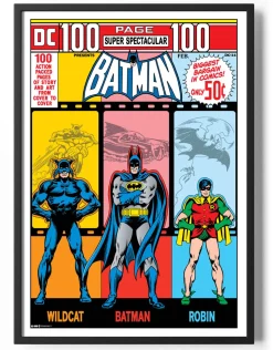 Batman Retro Comic Book Cover Poster