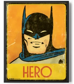 Batman Retro Hero Poster