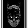 Batman Words Poster