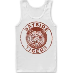 Bayside Tigers Washed Logo Tank Top