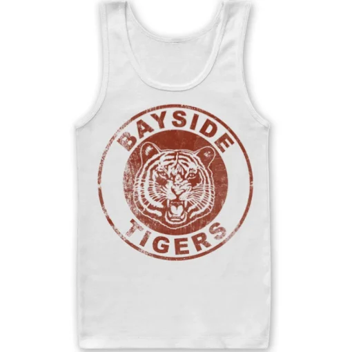 Bayside Tigers Washed Logo Tank Top