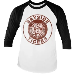 Bayside Tigers Washed Logo Baseball Long Sleeve Tee