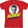Bazinga Sheldons Head T-Shirt