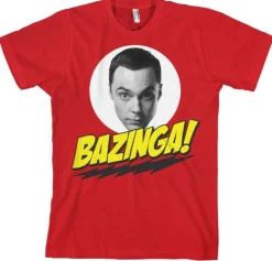 Bazinga Sheldons Head T-Shirt