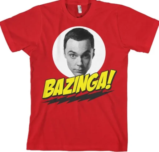 Bazinga Sheldons Head T-Shirt