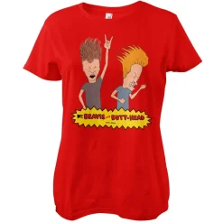 Beavis and Butt-Head Headbanging Girly Tee