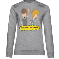 Beavis and Butt-Head Headbanging Girly Sweatshirt